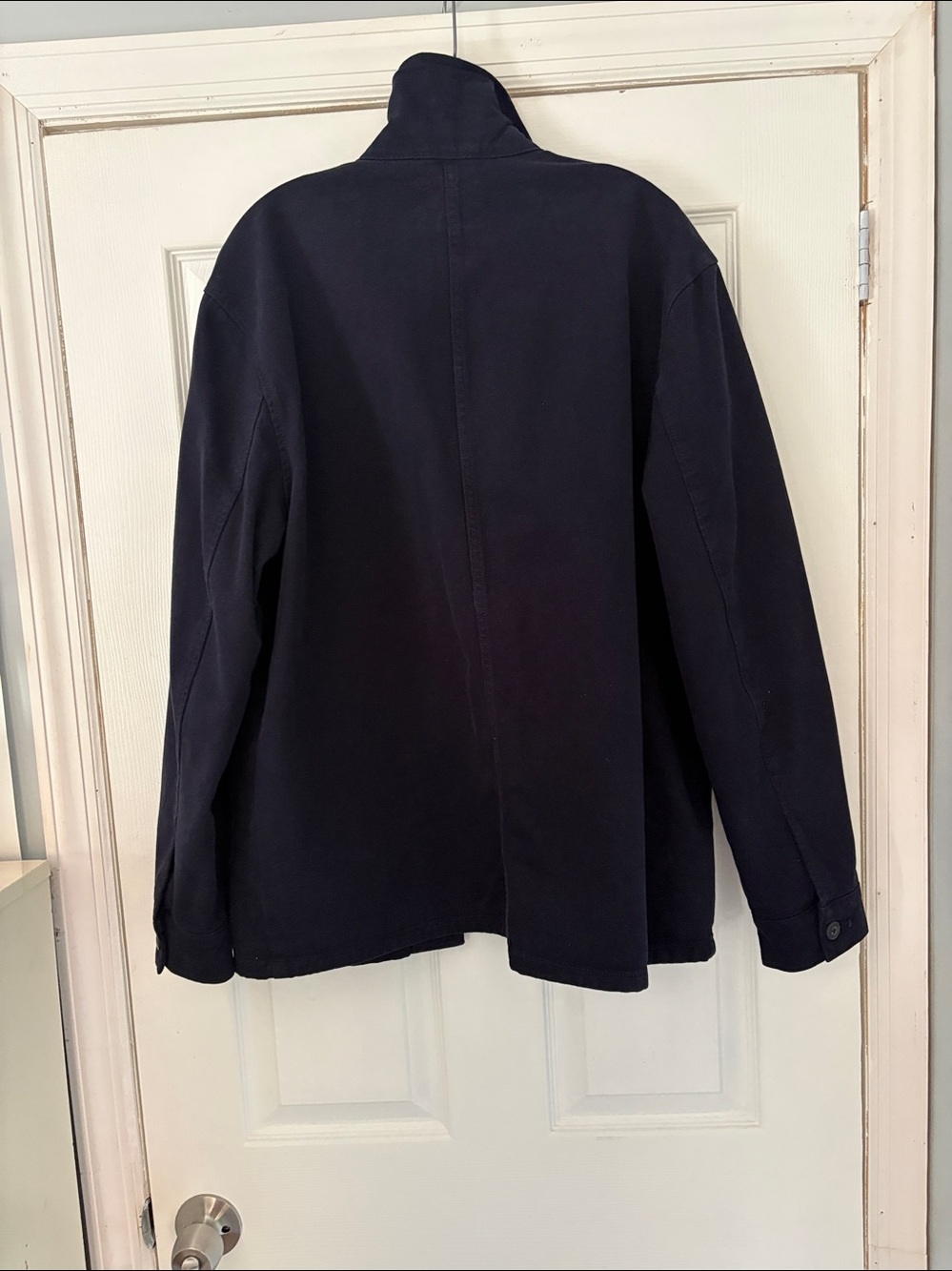 Men's Navy Work Jacket - Picture 4 of 7